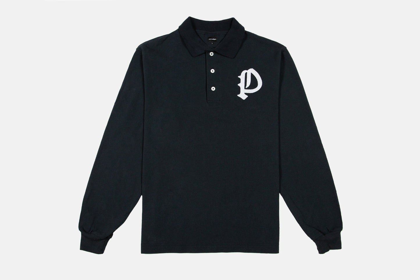FW21 Charcoal Letterman Pique Polo