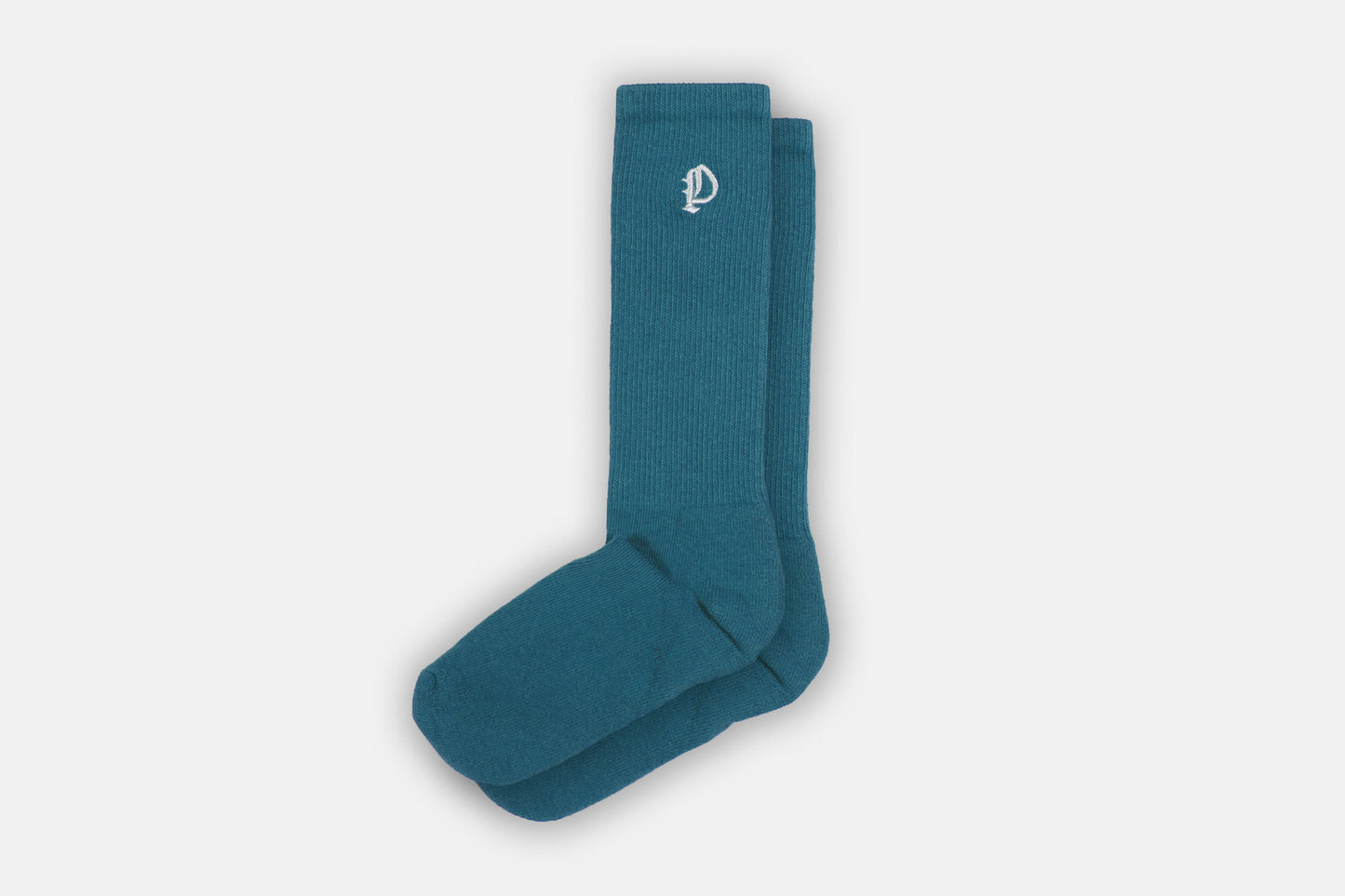 French Blue Paradigm Letterman Sock