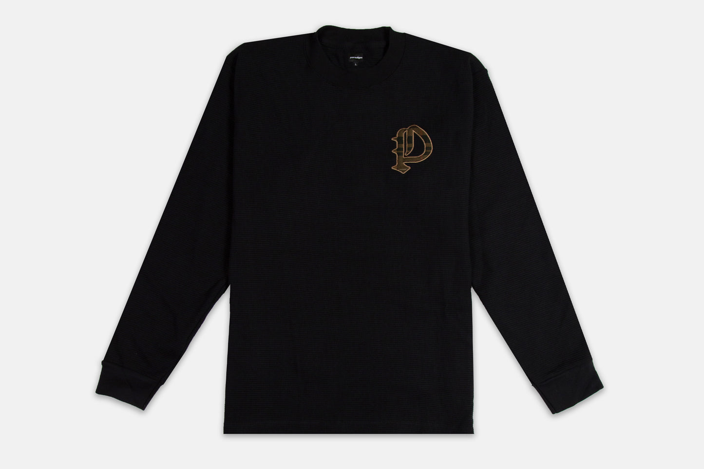 SS23 Black Paradigm Letterman Thermal