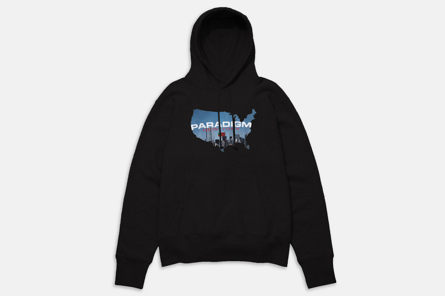 SS23 Paradigm USA Hoodie Black