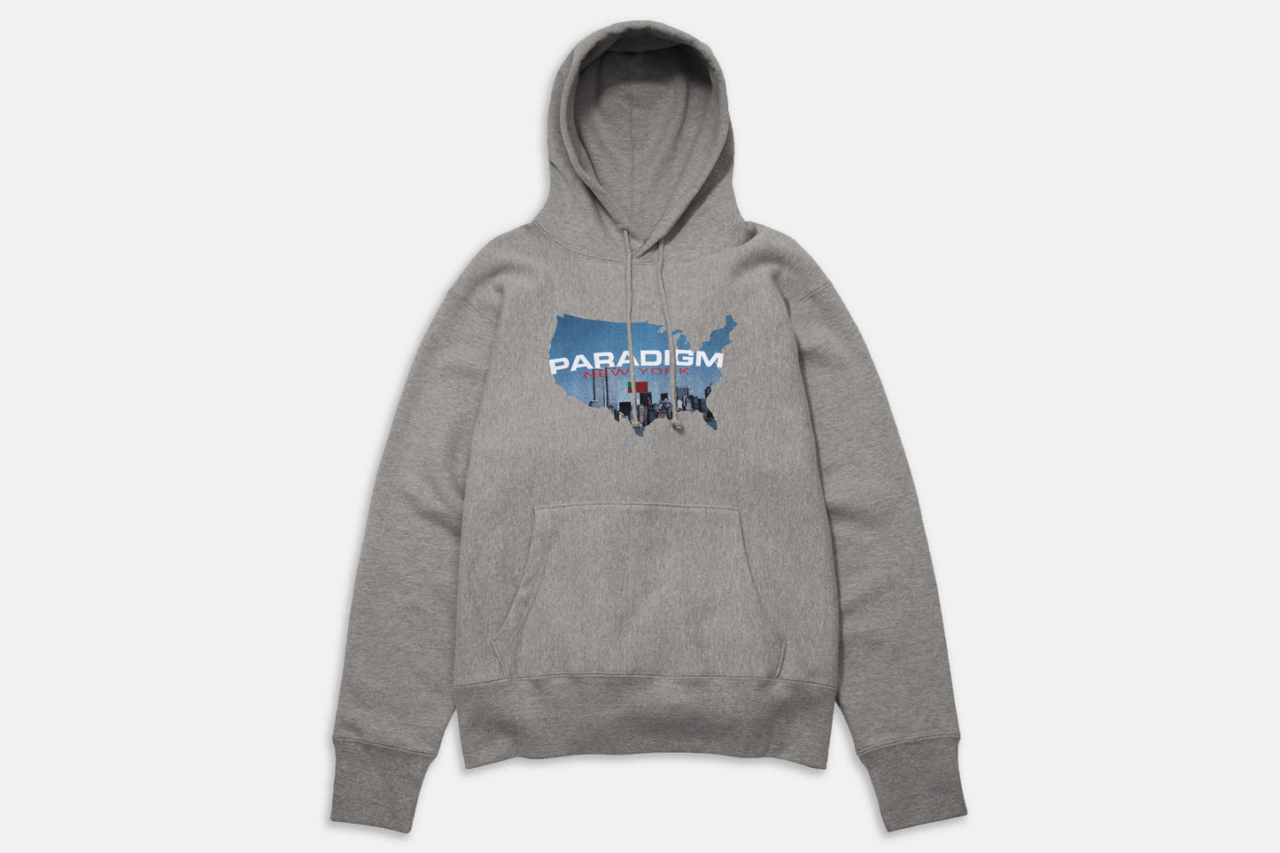 SS23 Paradigm USA Hoodie Grey